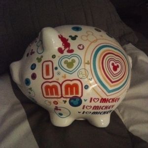 I Love Mickey Mouse piggy bank